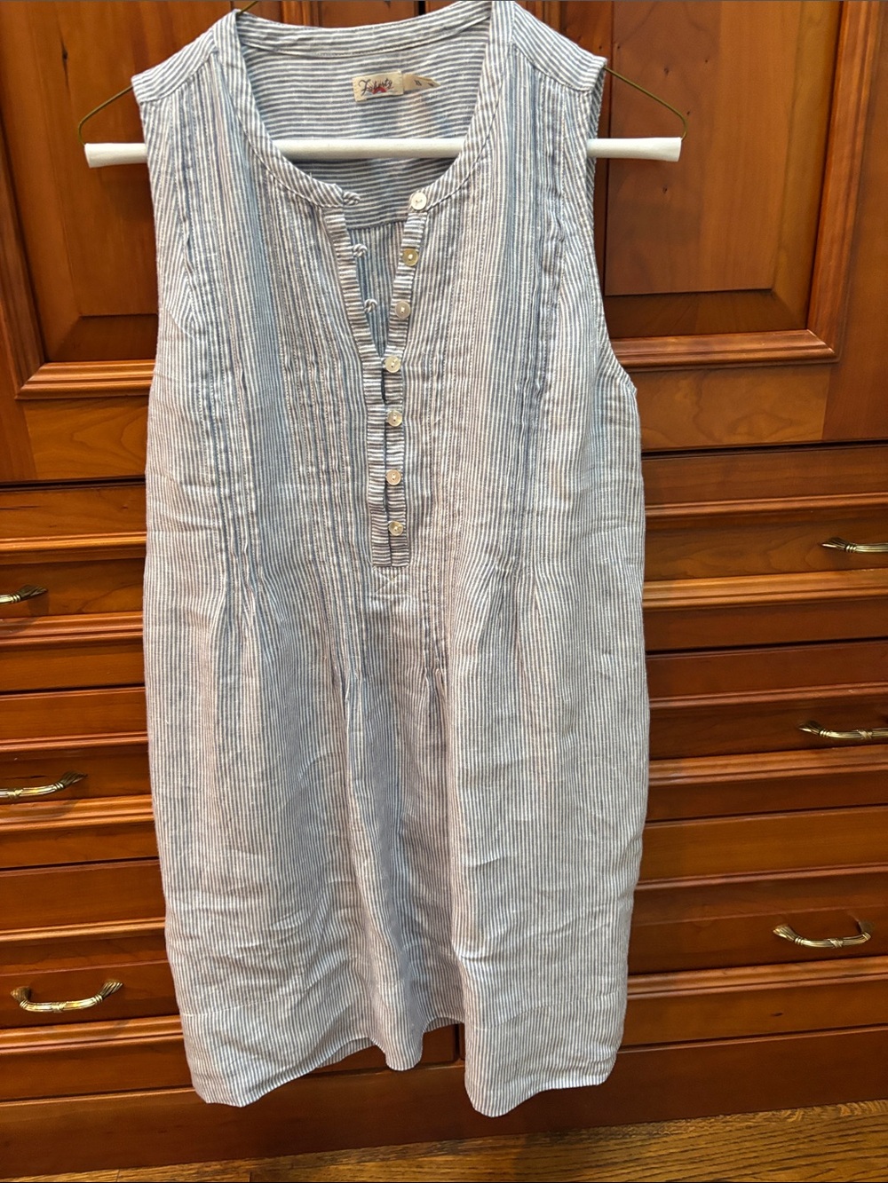 Faherty mini striped dress